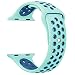 Produktbild gersymi Apple Uhrenarmband 42/38 mm, Sport Silikon Ersatz Band mit verstellbare Schnalle und Quick Release Strap für Apple Watch iWatch Series 1/2 Edition, 42mm-M/L