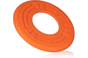 Knuffelwuff Jouet pour Chien Flyer Frisbee en TPR – Adhérent, Doux pour Les Dents et renforcer Les Liens – Idéal pour Jouer et entraîner la Condition Physique pour Tous l