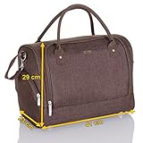 LCP Kids Baby Wickeltasche SYDNEY mit wasserdichter Wickelunterlage und Kinderwagen Universal Befestigung - 9