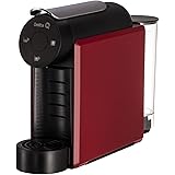 Delta Q - Mini Qool Red - Macchina da caffè a capsule Delta Q compatta, versatile e minimalista - Facile da usare
