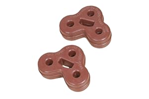 LoreenCar 2Pcs for Jaguar XF XJ XJL Exhaust Rubber Repair Kit Rubber Mount Hanger Muffler C2C32948 2W935A262EA Red