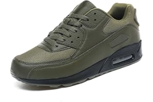 Padgene Men Women Running Shoes Sports Trainers Breathable Lightweight Sneakers Air Cushion Low Top Footwear Waking Fitness Lace up Shoes for Walking Gym Jogging Fitness Athletic Casual