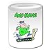 Produktbild Personalisiertes Geschenk – Laufen Maschine Spardose (Sport Gym Design Thema, weiß) – alle Nachricht/Name auf Ihre einzigartige – Gymnasium Übungs Krafttraining Bodybuilding Gewicht Verlust Fitness Lifestyle Concept Laufband