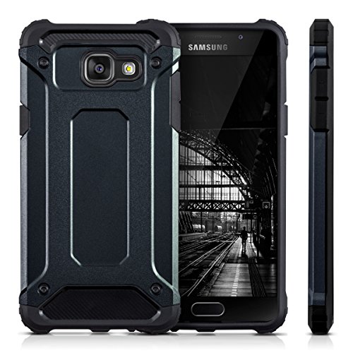 kwmobile Funda para Samsung Galaxy A5 2016 - Carcasa h brida de TPU con dise o Transformer en Azul Oscuro Negro reviews kwmobile Funda para Samsung Galaxy A5 2016 - Carcasa h brida de TPU con dise o Transformer en Azul Oscuro Negro