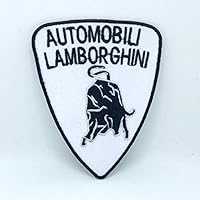 PATCH LAMBORGHINI AUTOMOBILI CM 7,5X9 RICAMATA TERMOADESIVA