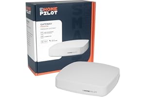 Home Pilot Gateway premium, Smart-Home Zentrale inkl. App; Kompatibel mit Apple Home, Amazon Alexa, Google Assistant; Matter-Bridge, Steuerung für smarte Home Pilot-Geräte (Rollladen, Heizung uvm.)