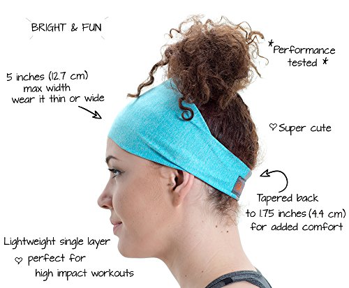 Sport-Stirnband – Feuchtigkeitsableitend & Atmungsaktiv – Das ideale Schweißband zum Joggen, Radfahren, Yoga und mehr – für Damen und Herren - 3