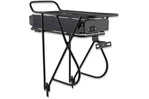 Unit Pack Power Batteria agli ioni di Litio per Bici elettrica da 48V con Portapacchi Posteriore e Portapacchi Posteriore per Bicicletta da 1000 W / 750 W / 500 W.