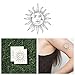 Tattify Sun And Moon Temporary Tattoo - Sol Y Luna (Set of 2)