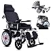 Produktbild Faltbarer Power Kompakter Mobilitätshilfe-Rollstuhl, Leichter elektrischer Elektrorollstuhl, tragbarer medizinischer Roller, unterstützt 265 £, mit Pedalen und Sitzen