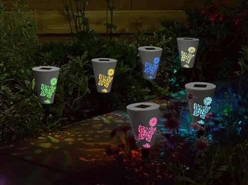 Butterfly Silhouette Stake Lights