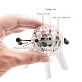 KKAAEE Mini Flugzeug-Hubschruber, Kinder Fliegen RC Kugel-LED-Blitzen-Licht Flugzeug-Hubchrauber-Infrarot-Induktions-RC Spielzeug - 6