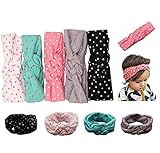 Jastore® Baby Turban Mädchen Kinder Stirnband Kopfband Haarband Haarschleife Headband Haarschmuck
