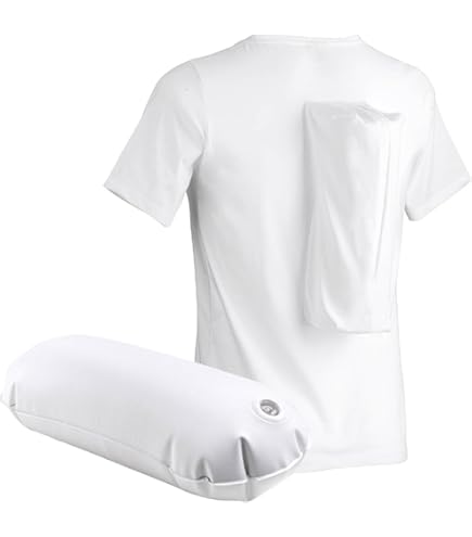 Maglietta Anti-Russamento SomnoShirt - Con Cuscino Integrato Per Dormire Di Lato, Taglia XXL Bianco - Foto 4