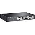 TP-Link TP Link TL SG1024D 24 Port Gigabit Desktop/Rackmount Switch, Plug and Play, Auto MDI/MDIX, Auto Negotiation, Energy Efficient Technology, grey, TL-SG1024D(UK), ‎TL-SG1024D