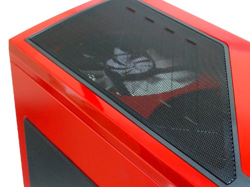 NZXT Phantom Big-Tower PC ( E-ATX, 5x 5,25 extern, 7x 3,5/2,5 intern, 7x Lüfter, USB 3.0) rot - 9