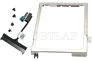 DBTLAP Compatibles para DELL Latitude 5450 E5450 Hard Drive Caddy Bracket + HDD Cable Conector