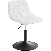 Impressions Vanity Hello Kitty - Sedia da toeletta girevole in ecopelle per scrivania, senza braccioli, con 5 ruote lisce, altezza regolabile, rotazione a 360 gradi, comoda seduta e schienale
