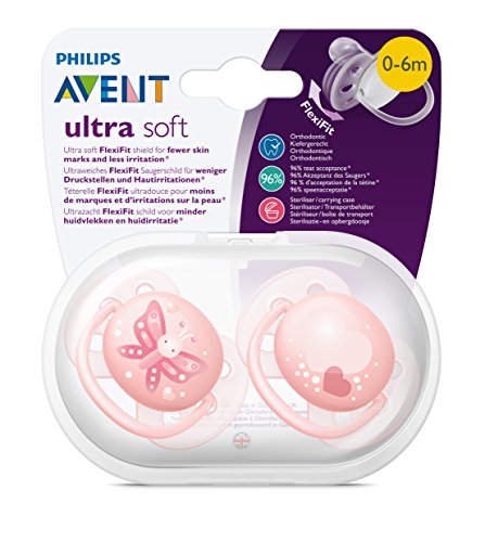 Philips Avent Beruhigungssauger ultra soft 0-6m rosa - 4