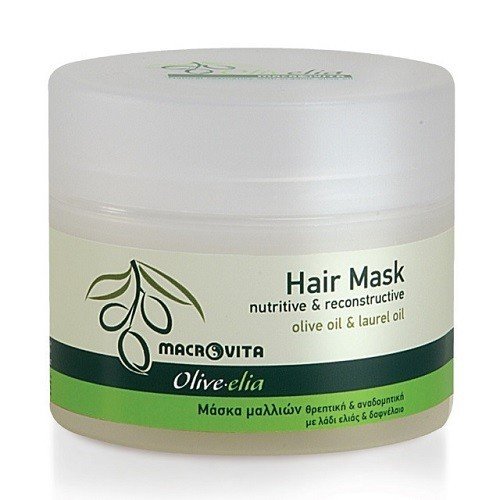 MACROVITA OLIVELIA HAIR MASK NUTRITIVE & RECONSTRUCTIVE OLIVE OIL & LAUREL OIL 200 ML.