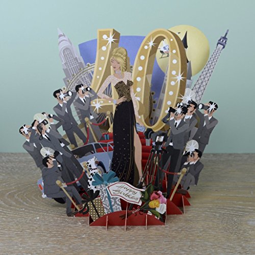 Tarjeta desplegable de «40 today» para cumpleaños, de Top of the World