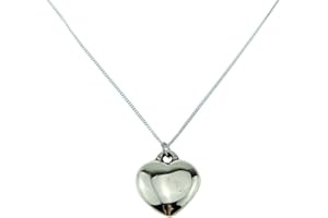 PIRANTIN 8th Anniversary Solid Bronze Polished Heart Pendant - Perfect 8th Anniversary Idea