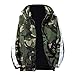 Produktbild Sannysis Herren Slim Fit Pullover Herbst Winter Zip Camouflage Langarm Tasche Sport Hoodies Jacke Mantel