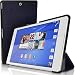 Produktbild igadgitz Blau PU Ledertasche Hülle Smart Cover für Sony Xperia Z3 Tablet Compact SGP611 mit Multi-Winkel Betrachtungs + Auto Sleep/Wake + Displayschutzfolie