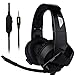 Price comparison product image Qingta Gaming Headset3.5MM Jack Stereo Bass Surround Noise Isolation Gaming Headphone with Mic&Control for PS4, Xbox One, Nintendo Switch 0001