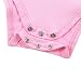 JIAJIA Cute Baby Girl Pink Cotton Short Sleeve One Piece Romper 3-6 Months