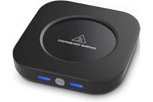 YSYYEY Scaldabicchieri elettrico per scrivania da ufficio, piastra riscaldante per tazze da 24 W con spegnimento automatico, 3 impostazioni di calore, scalda tè, accessori per bevande