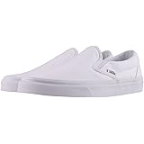 white slip on vans amazon