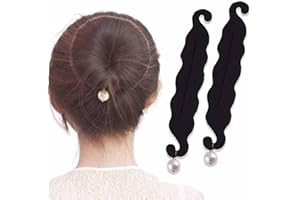 PLABBDPL 2Pcs Strumento per la Creazione Rapida di Chignon, Capelli Strumento per Intrecciare, Twist Curler Donut Strumenti, Magico Articolo per Raccogliere i Capelli in Modo Semplice e Veloce