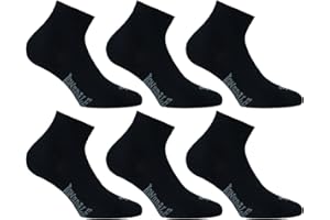 Lonsdale Quarter 6 Paia Calzini Lunghezza Sopra la Caviglia - Comfort - Cotone