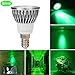 Produktbild GreenSun LED Lighting E14 3W Reflektorlampe LED Lampe Spotlicht Strahler Licht Lampen Leuchte Glühbirne Birne Halogenlampe Birnen Leuchtmittel, AC 220V, Grün-Lichtfarbe