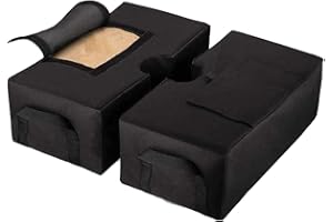 BEISUOSI Umbrella Base Weight Bag, Stand Base for Shade Parasol Umbrella, Weatherproof, Heavy Duty Holder (Black, sand excluded) Stand base