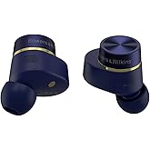 Bowers & Wilkins Pi7 S2 Midnight Blue Kablosuz True Wireless G&uuml;r&uuml;lt&uuml; &Ouml;nleyici (ANC) Kulaklık, Bluetooth, aptX ve Entegre Mikr