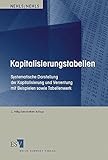 Image de Kapitalisierungstabellen: Systematische Darstellung der Kapitalisierung und Verrentung mit Beispiele