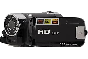 GREENSEN Cyfrowa Kamera Wideo 4K 48 MP Kamera Wideo z 16-krotnym Zoomem Cyfrowym i Rejestratorem Wideo Kamera Wideo z Obrotowym Ekranem 2,7 Cala i Kątem 270° dla Początkujących i Dzieci