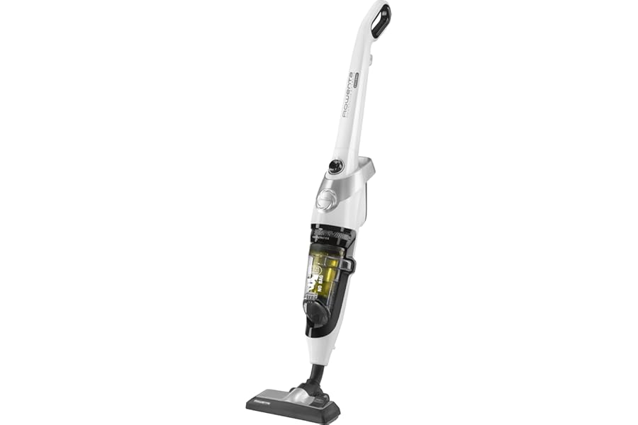 Rowenta Powerline Extreme Cyclonic Electric Broom with Wire, Multi-Surface Bagless Vacuum Cleaner with Cyclonic Technology, Effitech Motor, Power 750 W, Capacity 0.9 L, 77 dB(A), RH8147