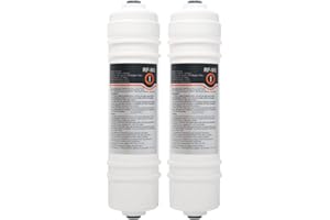 PROFRIGO RF-M6 Filtro Acqua | 2x Filtro Frigo Esterno compatibile con Midea, Comfee, Hanseatic, Teka Filtro Frigo Side by Side