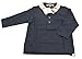 Price comparison product image BURBERRY JUNIOR GIRL POLO SHIRT LONG SLEEVE DARK GREY COTTON CODE B05L89 12 MESI - 12 MONTHS (74 CM) GRIGIO SCURO - DARK GREY