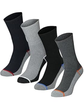 Lavazio® 6 | 12 | 18 | 24 Paar Herren Arbeitssocken Sportsocken Thermo Socken dick & herrlich in dunklen Farben