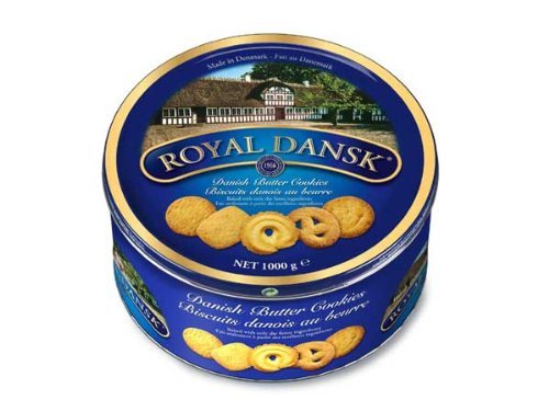 Preisvergleich Produktbild Continental Bakeries Royal Dansk Buttercookies (1kg Metallrunddose)