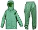 Produktbild Dry Kids wasserdichtes 2er-Set Regenjacke und Regenhose, aus Polyester, reflektierend, in „Grün“, geeignet für Jungen und Mädchen, ab 9 bis 10 Jahren