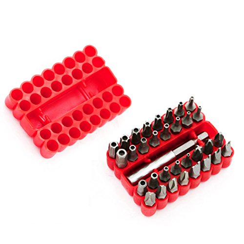 EgoEra® 1/4 “ Fahrt Spezialbitsatz/Schrauber/Schraubenzieher/Schraubendreher Bits Set Bitbox (33 Stück inbegriffen) - 4