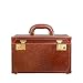 Produktbild Maxwell Scott Bags® Luxus Leder Beauty Case in Cognac Braun (Bellino)