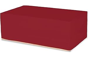 TEXDEKO GMBH TexDeko Husse für Europaletten Überzug wasserabweisend Bezug für Europaletten (3 Paletten 120x80x44cm, Bordeaux)