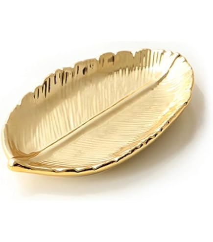 COHEALI Plateau à Bijoux En Cuivre Pur 10 Cm Rond Nordique, Organisateur De Bijoux Polyvalent, Rangement Bagues Et Colliers, Décoration Bureau Et Maison, Vintage