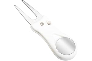 Raopuzi Golf Releve-Pitch Outil Pliable 1 Pack avec Marqueur De Balle Magnetique, Golf Divot Pitch Tool Mini Outil Leger Portable Et Pliable 3 Styles pour Hommes Femmes